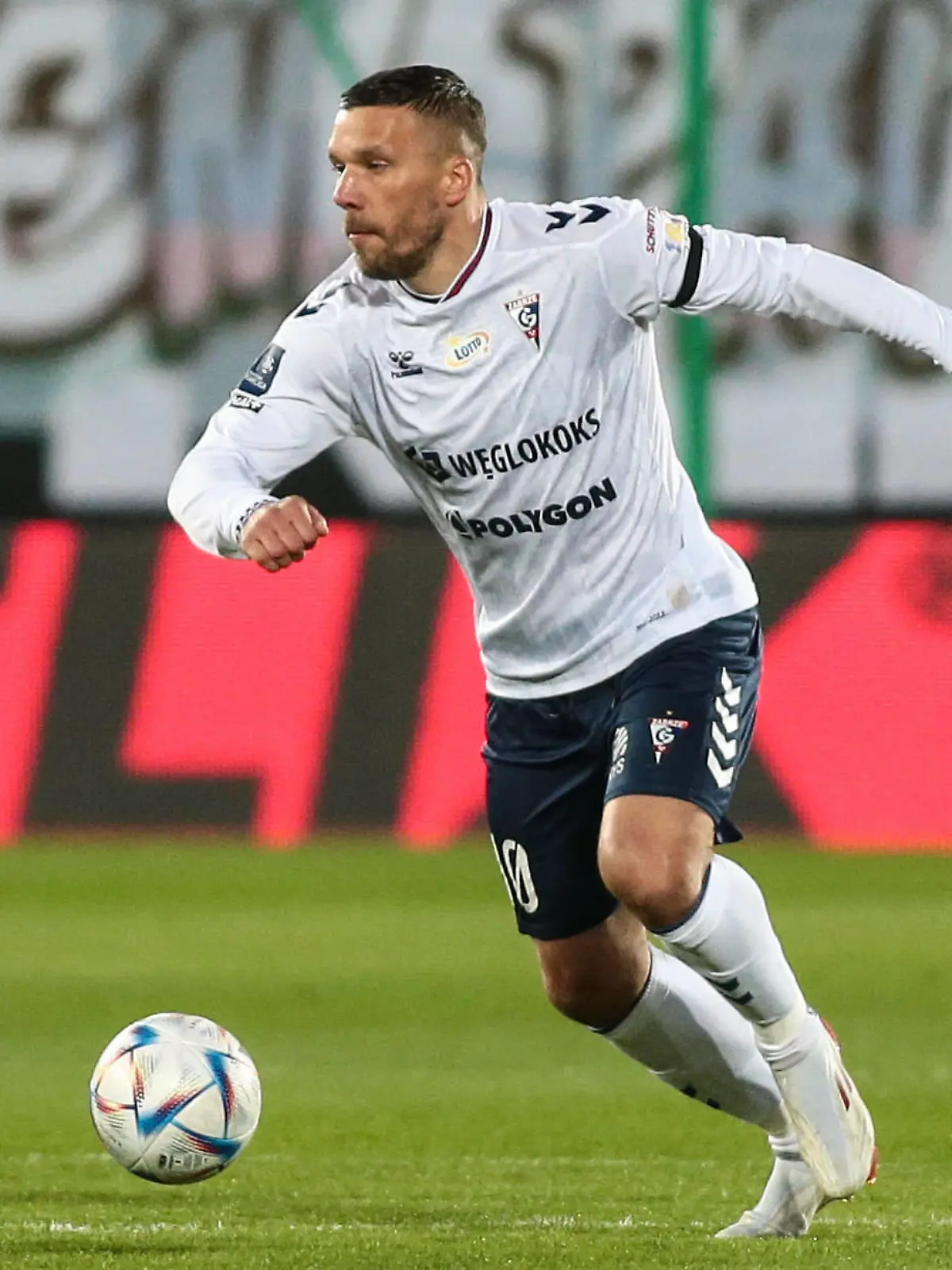 2023.03.17 Zabrze Pilka nozna PKO Ekstraklasa sezon 2022/2023 Gornik Zabrze - Wisla Plock N/z Lukas Podolski Foto Tomasz Kudala / PressFocus 2023.03.17 Zabrze Football Polish PKO Ekstraklasa season 2022/2023 Gornik Zabrze - Wisla Plock Lukas Podolski Credit: Tomasz Kudala / PressFocus / NEWSPIX.PL --- Newspix.pl PUBLICATIONxNOTxINxPOL 20230317PF_TK128709