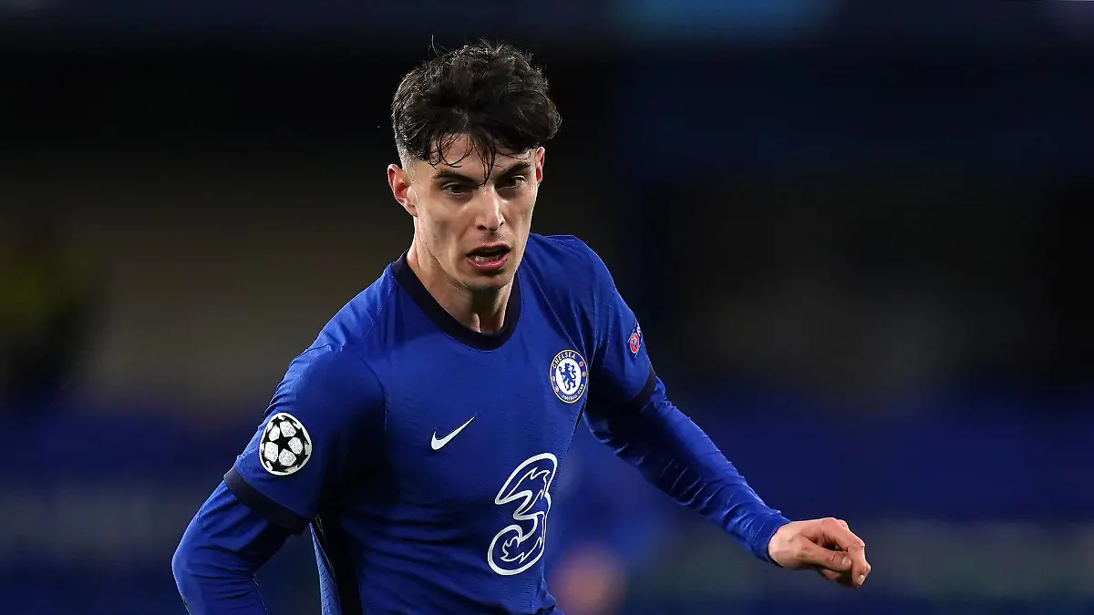 Chelsea v Real Madrid - UEFA Champions League - Semi Final - Second Leg - Stamford Bridge Chelsea s Kai Havertz during the UEFA Champions League Semi Final second leg match at Stamford Bridge, London. Picture date: Wednesday May 5, 2021. Editorial use only, no commercial use without prior consent from rights holder. PUBLICATIONxINxGERxSUIxAUTxONLY Copyright: xAdamxDavyx 59593735 