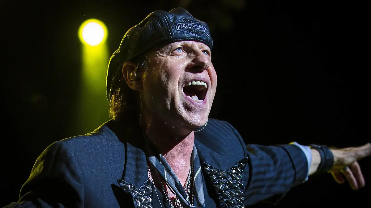 July 2, 2012 - Toronto, Ontario, Canada - Lead vocalist KLAUS MEINE of legendary German rock band Scorpions on stage at Molson Amphitheatre in Toronto during band’s Final Sting World Tour 2012. - ZUMAv53_