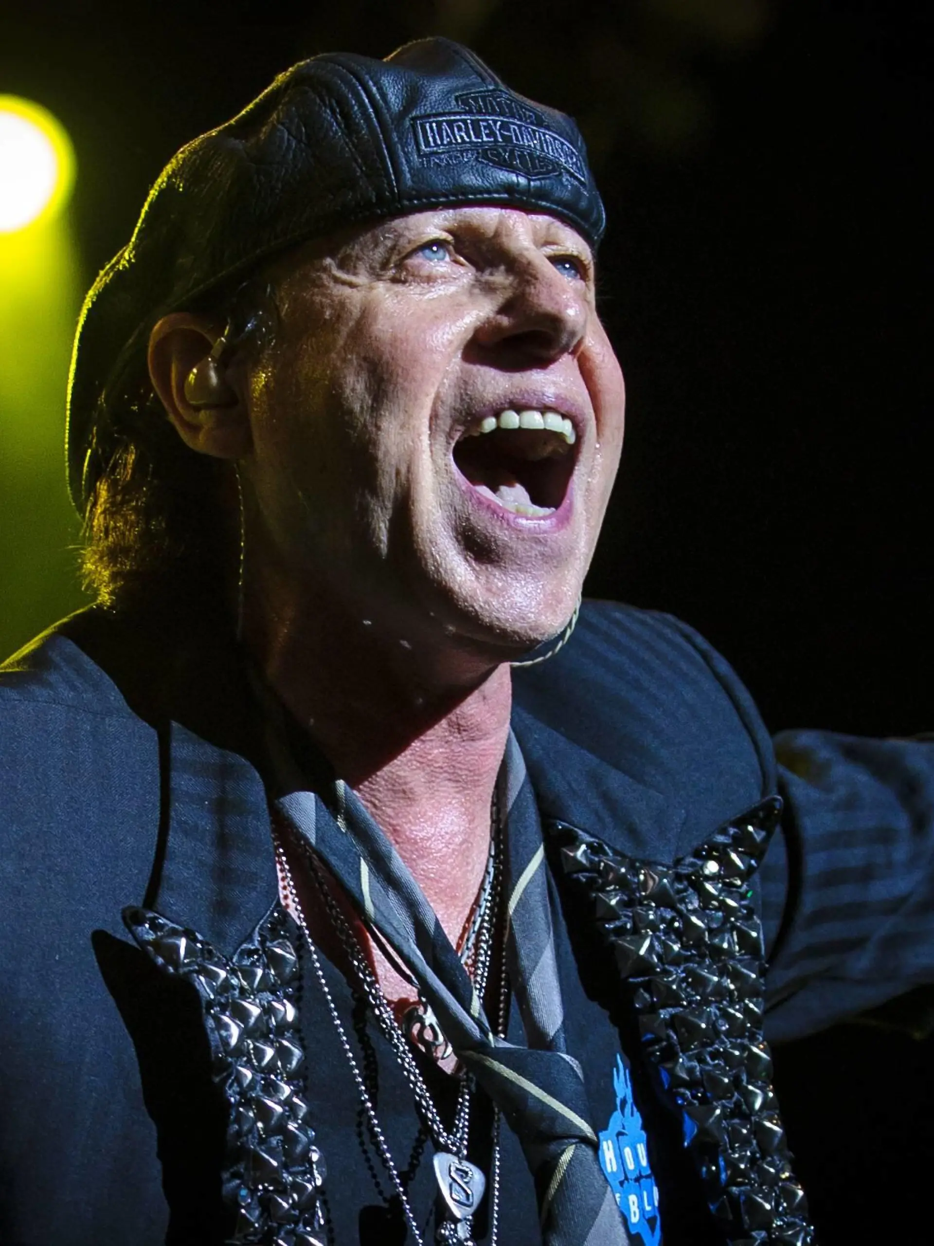 July 2, 2012 - Toronto, Ontario, Canada - Lead vocalist KLAUS MEINE of legendary German rock band Scorpions on stage at Molson Amphitheatre in Toronto during band’s Final Sting World Tour 2012.  - ZUMAv53_