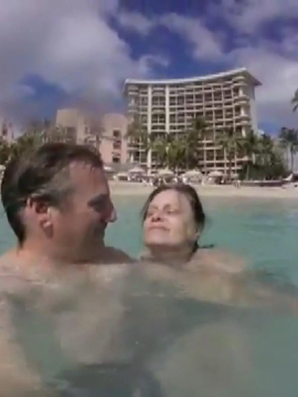 Stephanie Bissland mit ihrem Mann Brian Smith