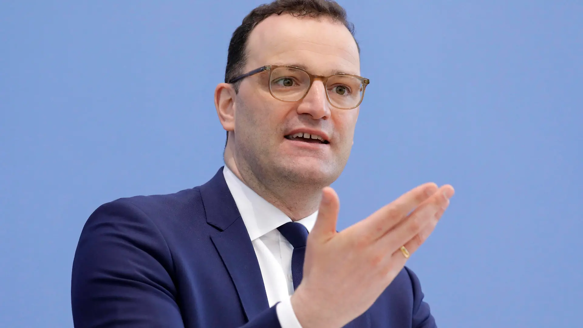 Jens Spahn, Bundesminister fuer Gesundheit, CDU, PK zu - Aktuelle Corona-Lage, DEU, Berlin, 23.04.2021 *** Jens Spahn, Federal Minister of Health, CDU, PK zu Aktuelle Corona Lage, DEU, Berlin, 23 04 2021