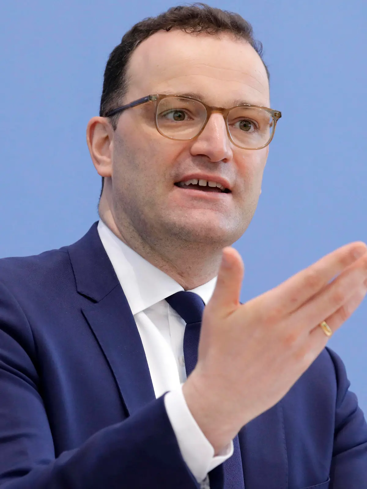 Jens Spahn, Bundesminister fuer Gesundheit, CDU, PK zu - Aktuelle Corona-Lage, DEU, Berlin, 23.04.2021 *** Jens Spahn, Federal Minister of Health, CDU, PK zu Aktuelle Corona Lage, DEU, Berlin, 23 04 2021 