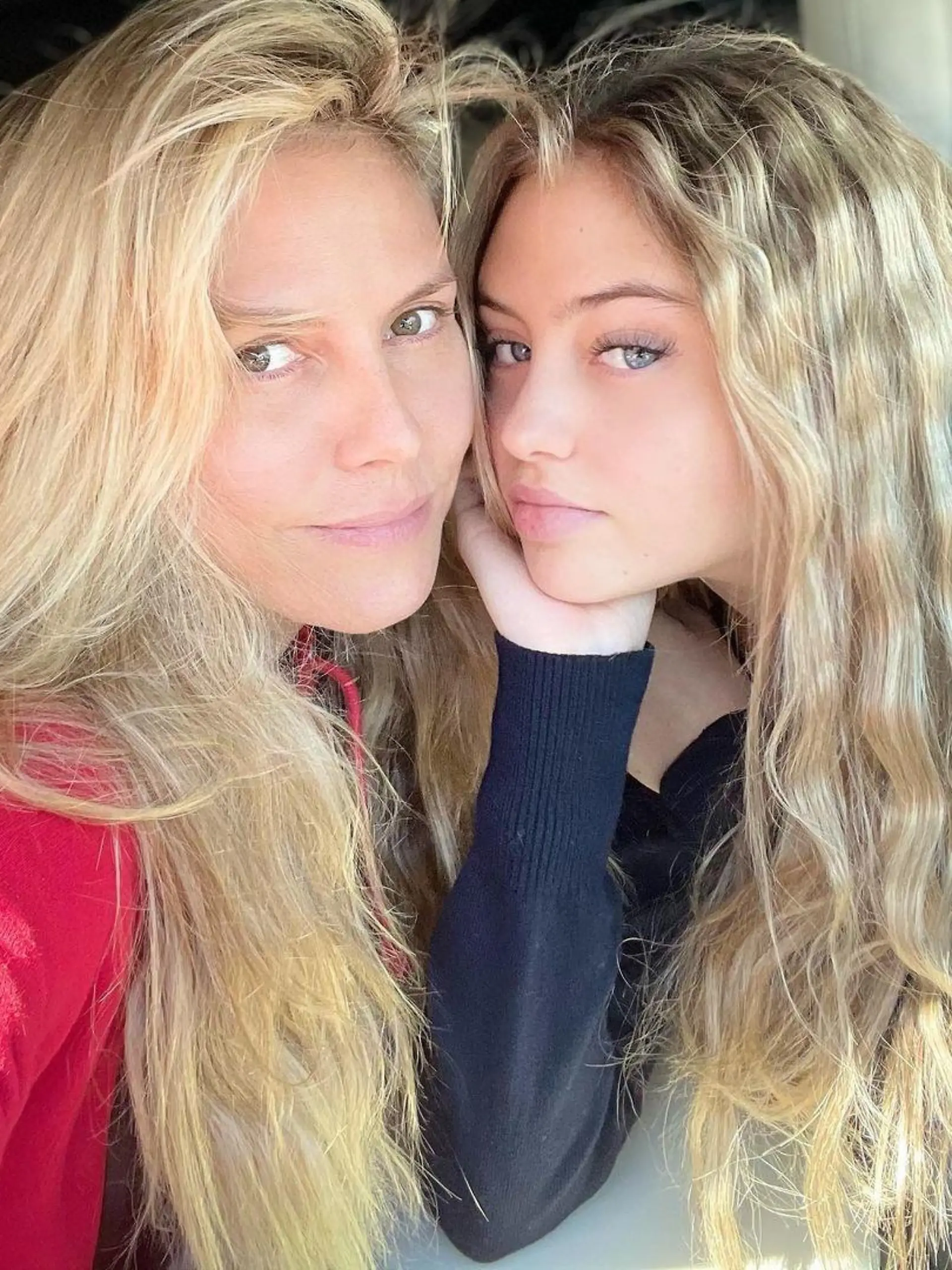Heidi Klum mit ihrer Tochter Leni