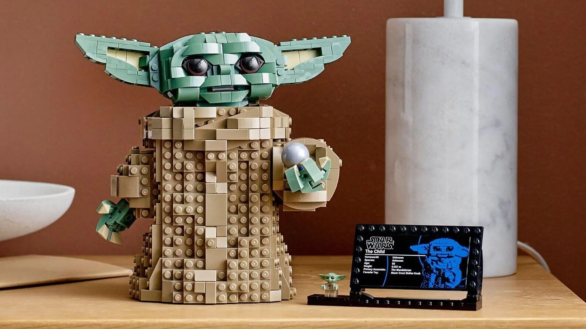'Baby Yoda' Legofigur zum Star-Wars-Tag.
