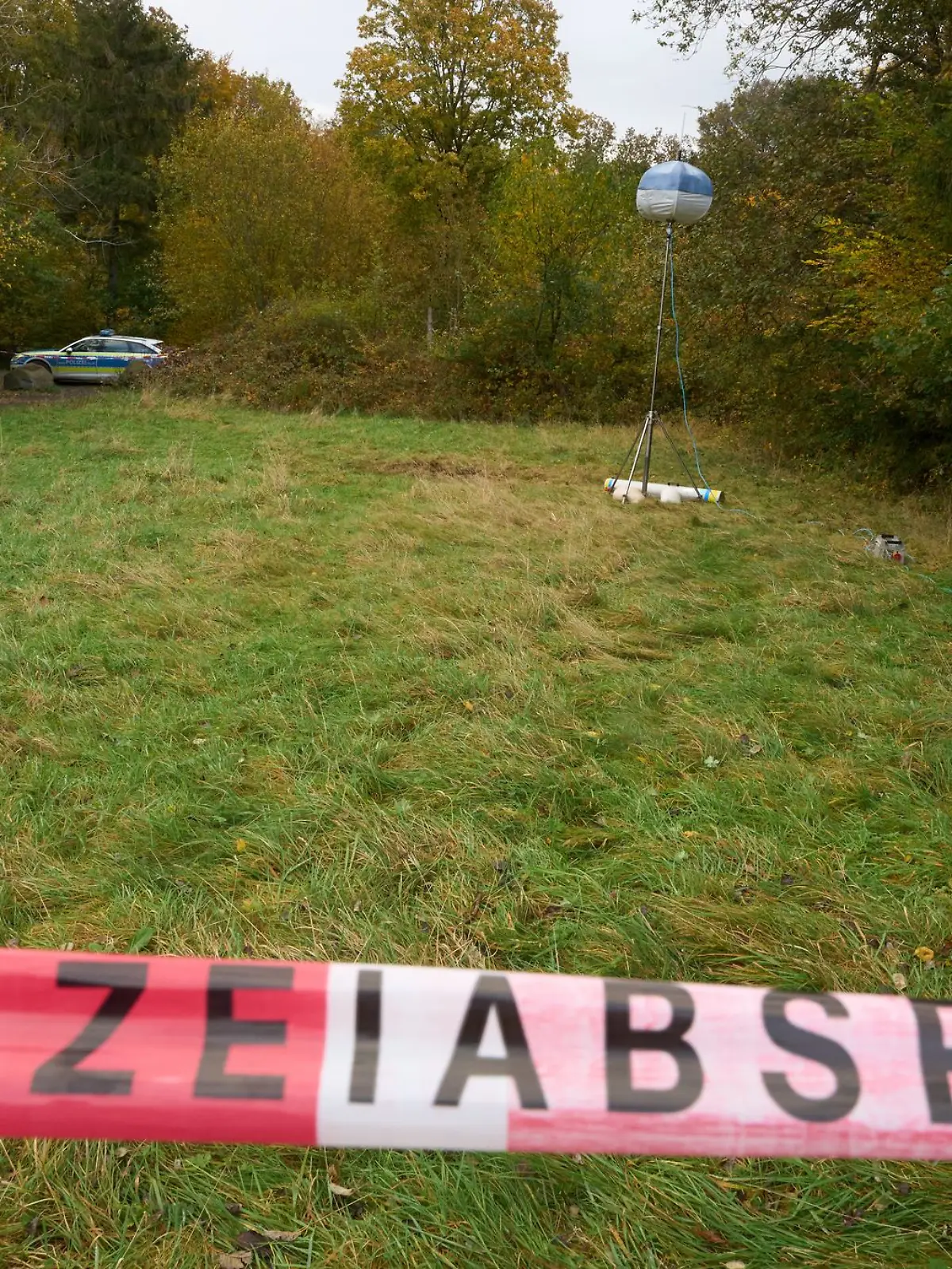 Bild zu: "Tote Frau im Wald gefunden – Polizei steht vor einem Rätsel"