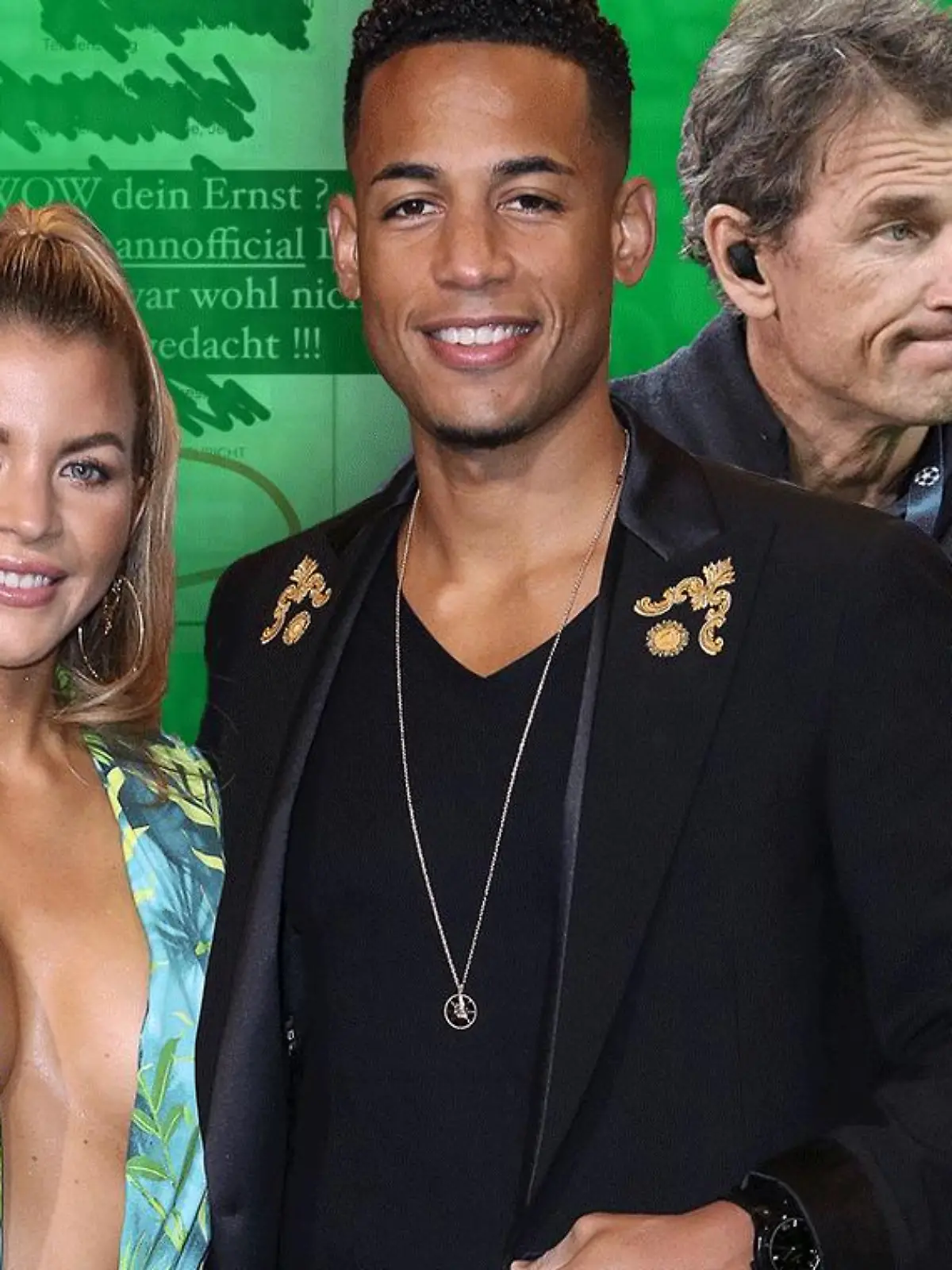 Ina Aogo, Dennis Aogo und Jens Lehmann