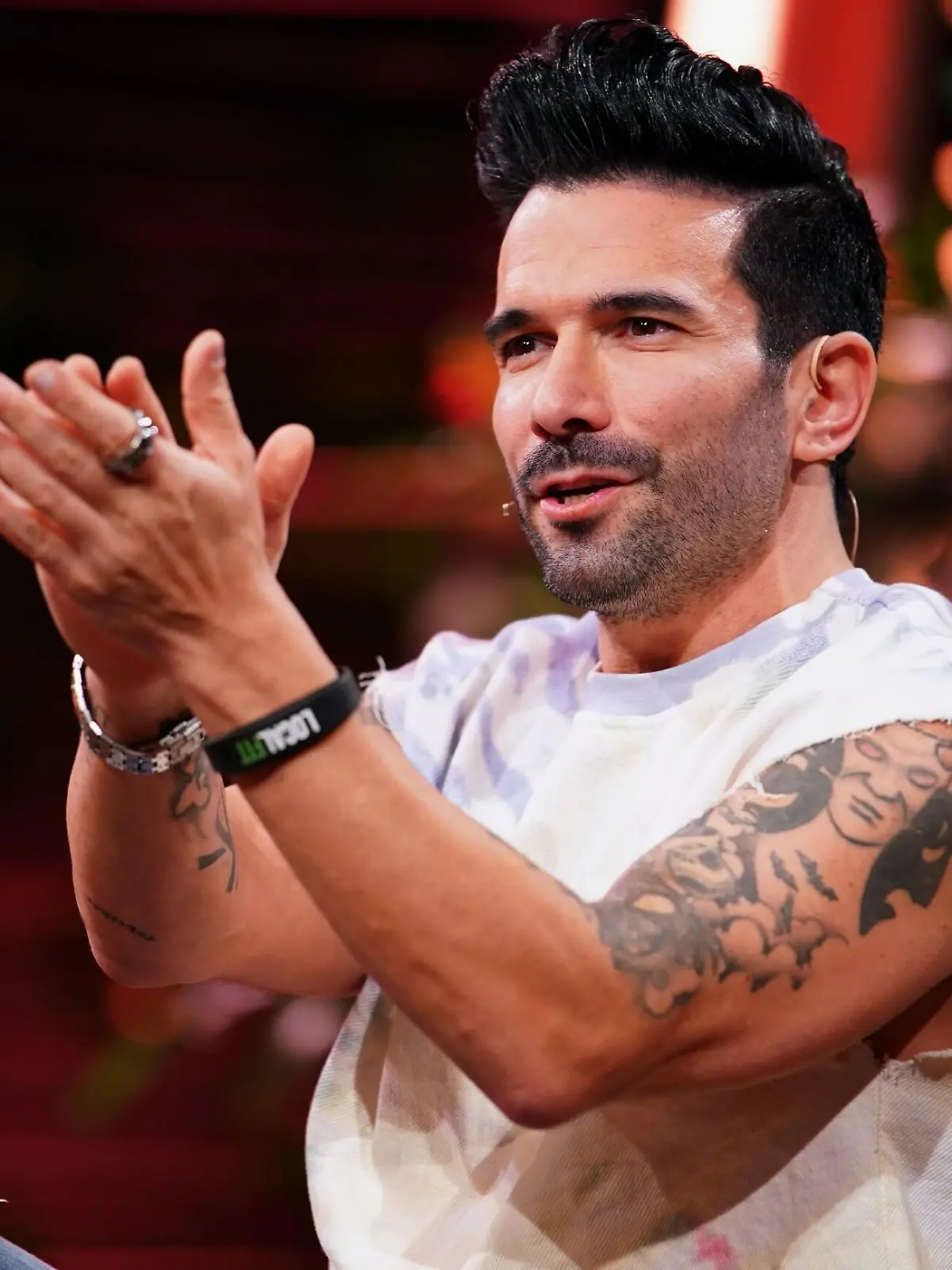 Marc Terenzi bei "Ich bin ein Star - Die große Dschungelshow" im Januar 2021.
