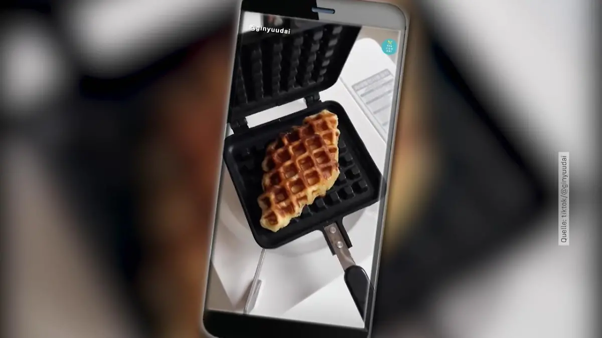 Croffels sind super süße Leckerbissen Crossover fürs Frühstück