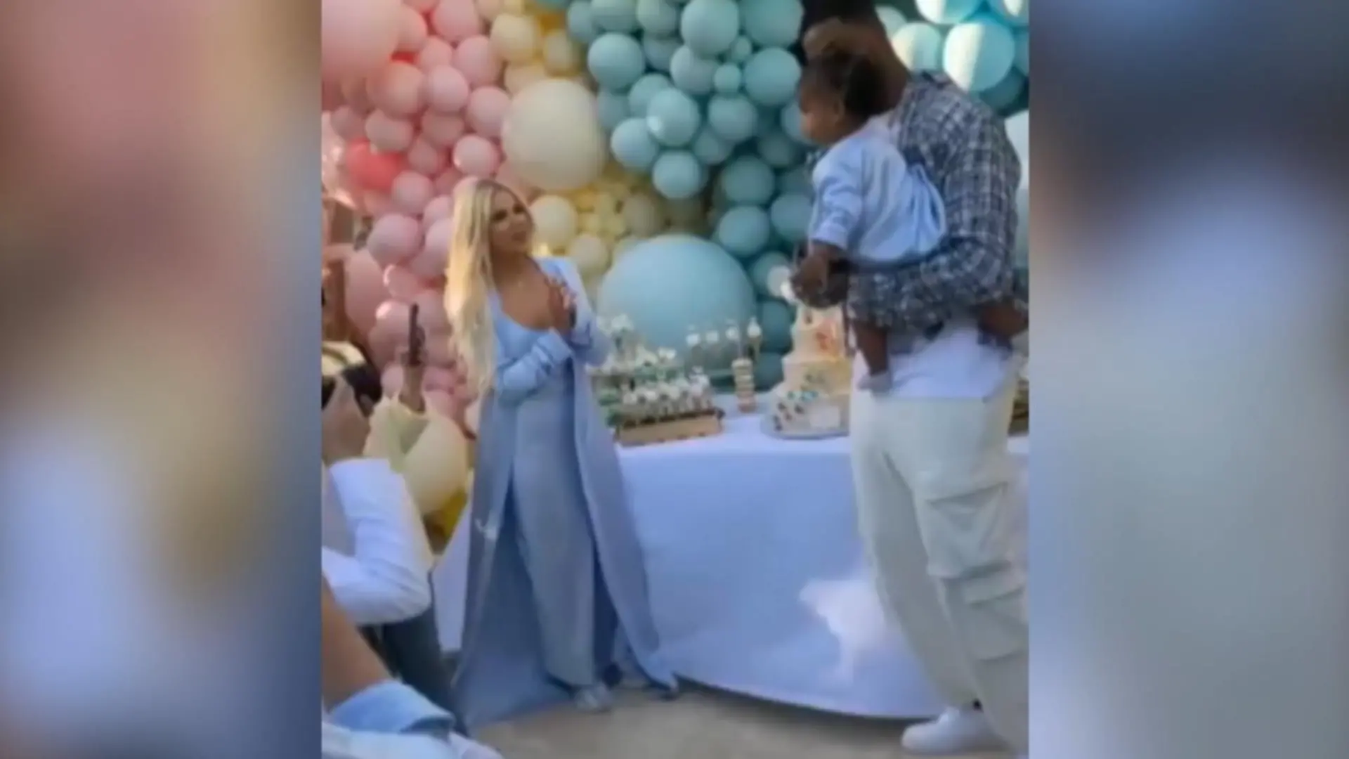 Khloe und Tristan auf Trues Geburtstag wieder vereint Pompöse Party für die Einjährige