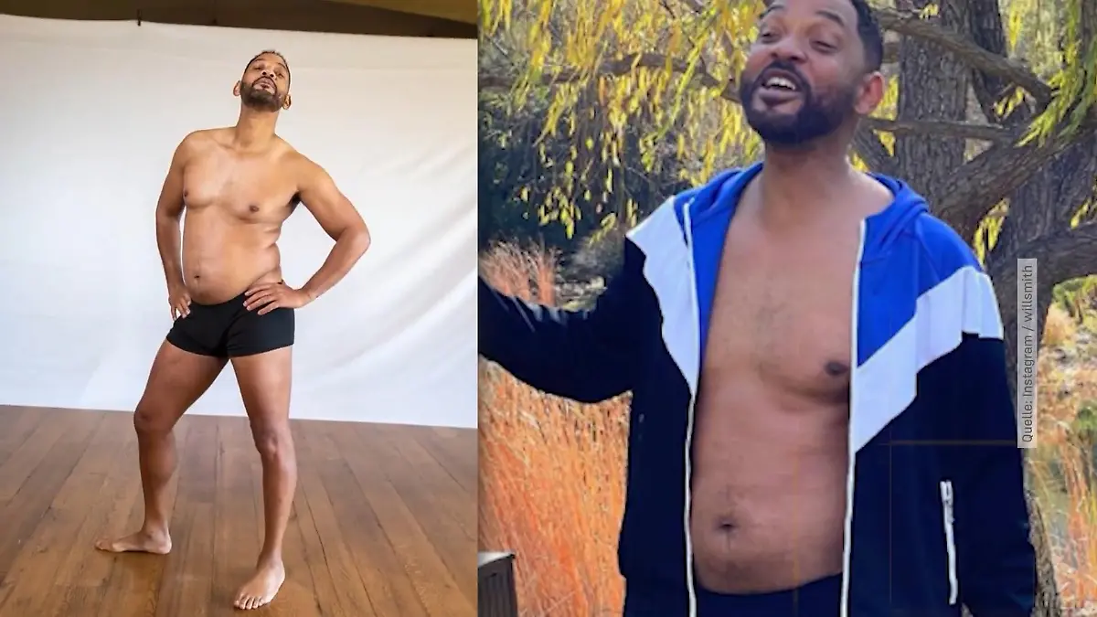 Will Smith & Mark Wahlberg zeigen sich mit Bäuchlein Nicht in Topform - na und?