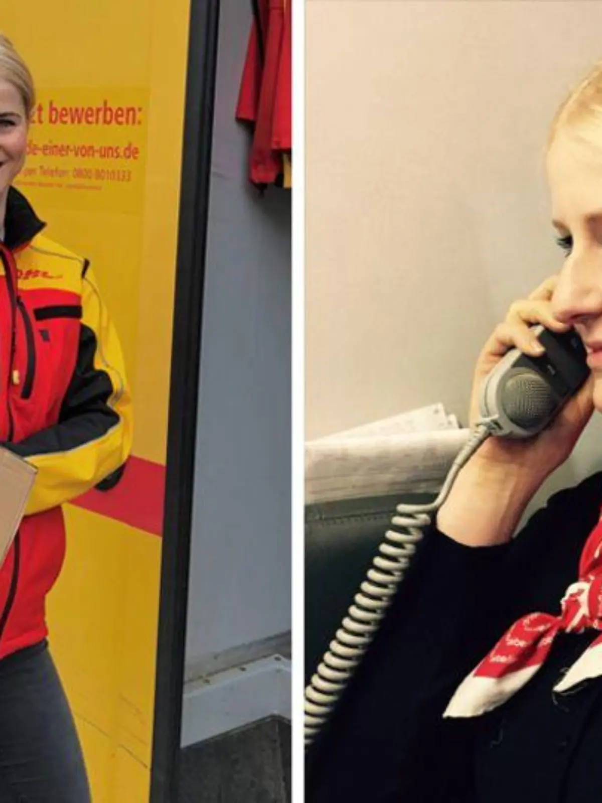 Sophia Daub berichtet von ihren Jobwechsel in der Corona-Pandemie - erst Flugbegleiterin, dann DHL-Paketbotin.