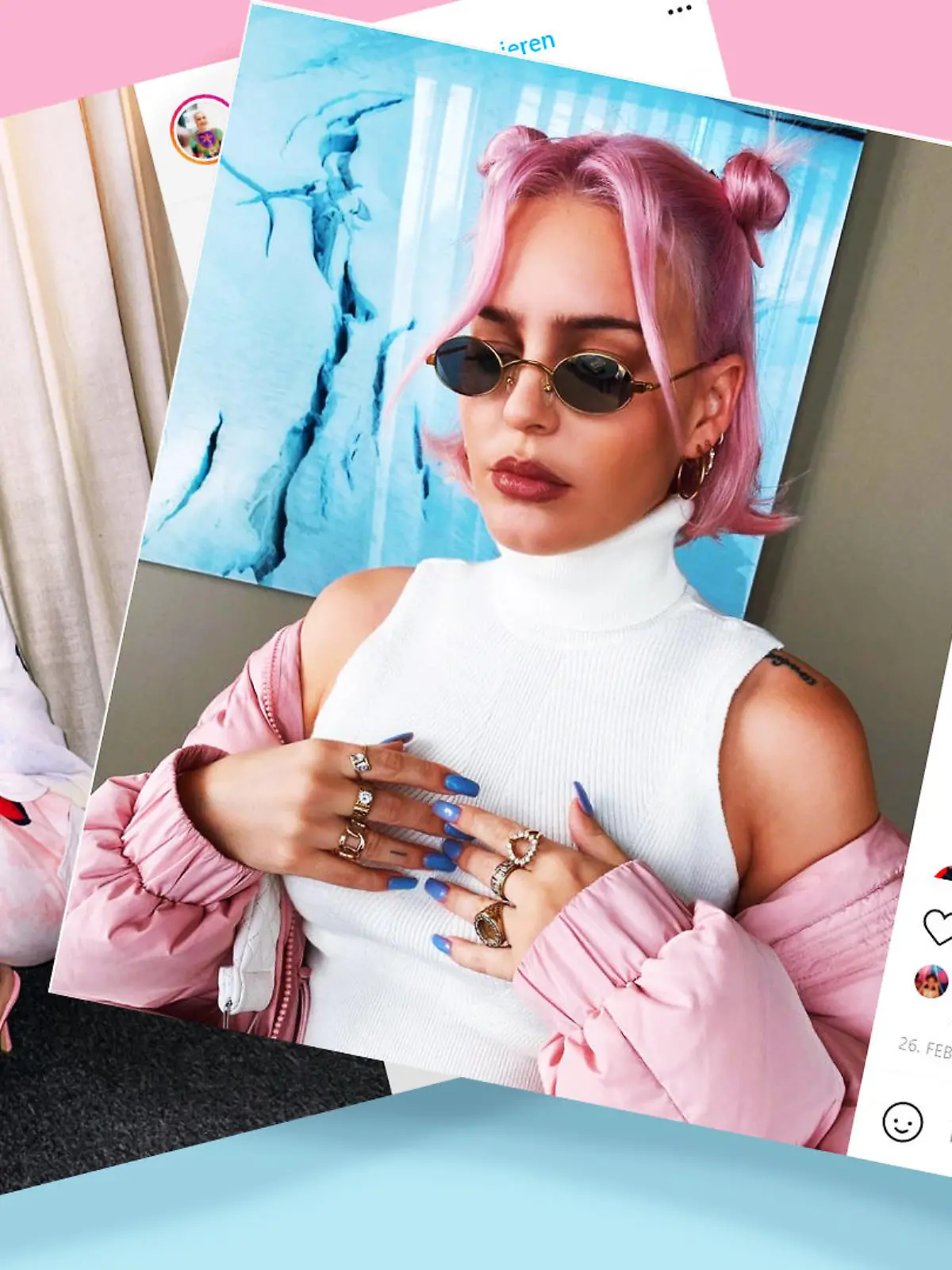 Sängerin Anne-Marie trägt gerne Pastell-Pink.