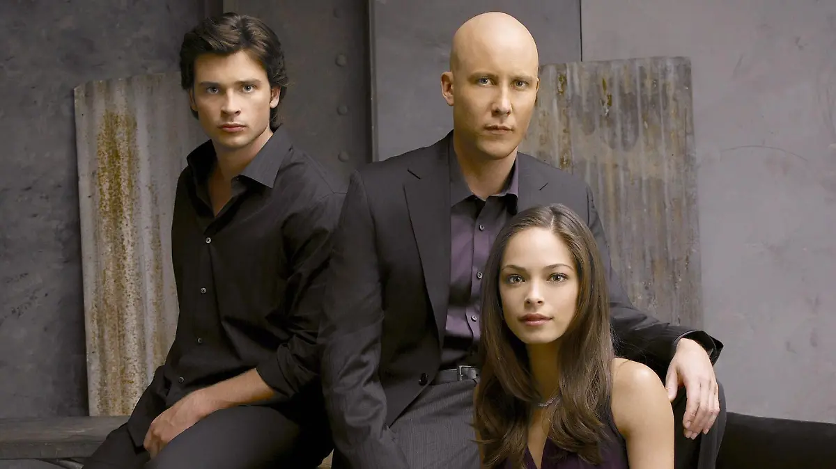 v.li.: Clark Kent (Tom Welling), Lex Luthor (Michael Rosenbaum), Lana Lang (Kirstin Kreuk)