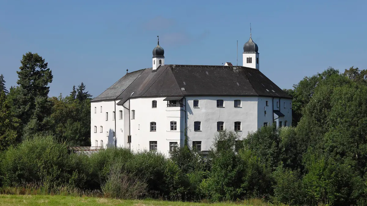 Schloss Amerang, Chiemgau, Oberbayern, Bayern, Deutschland, Europa