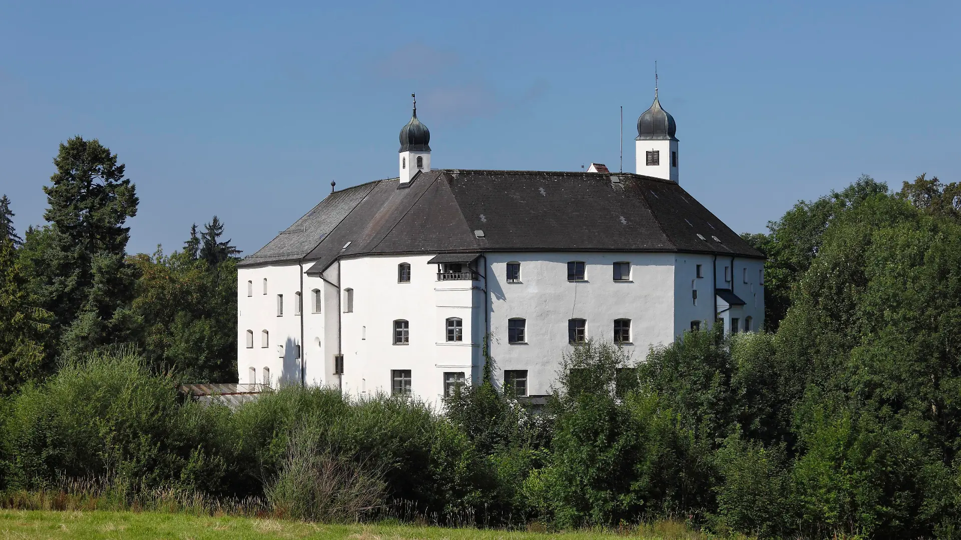 Schloss Amerang, Chiemgau, Oberbayern, Bayern, Deutschland, Europa
