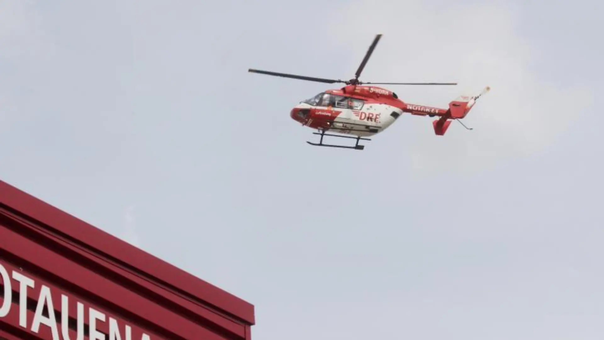 Ein Rettungshubschrauber
