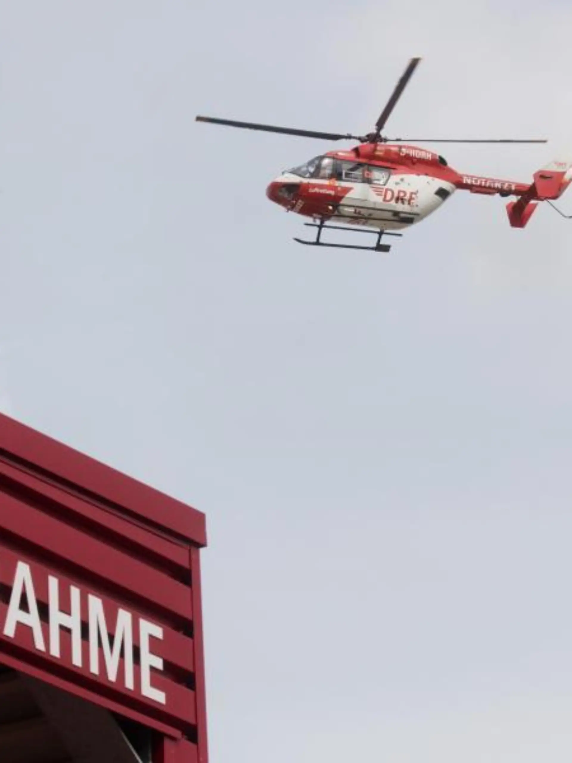 Ein Rettungshubschrauber