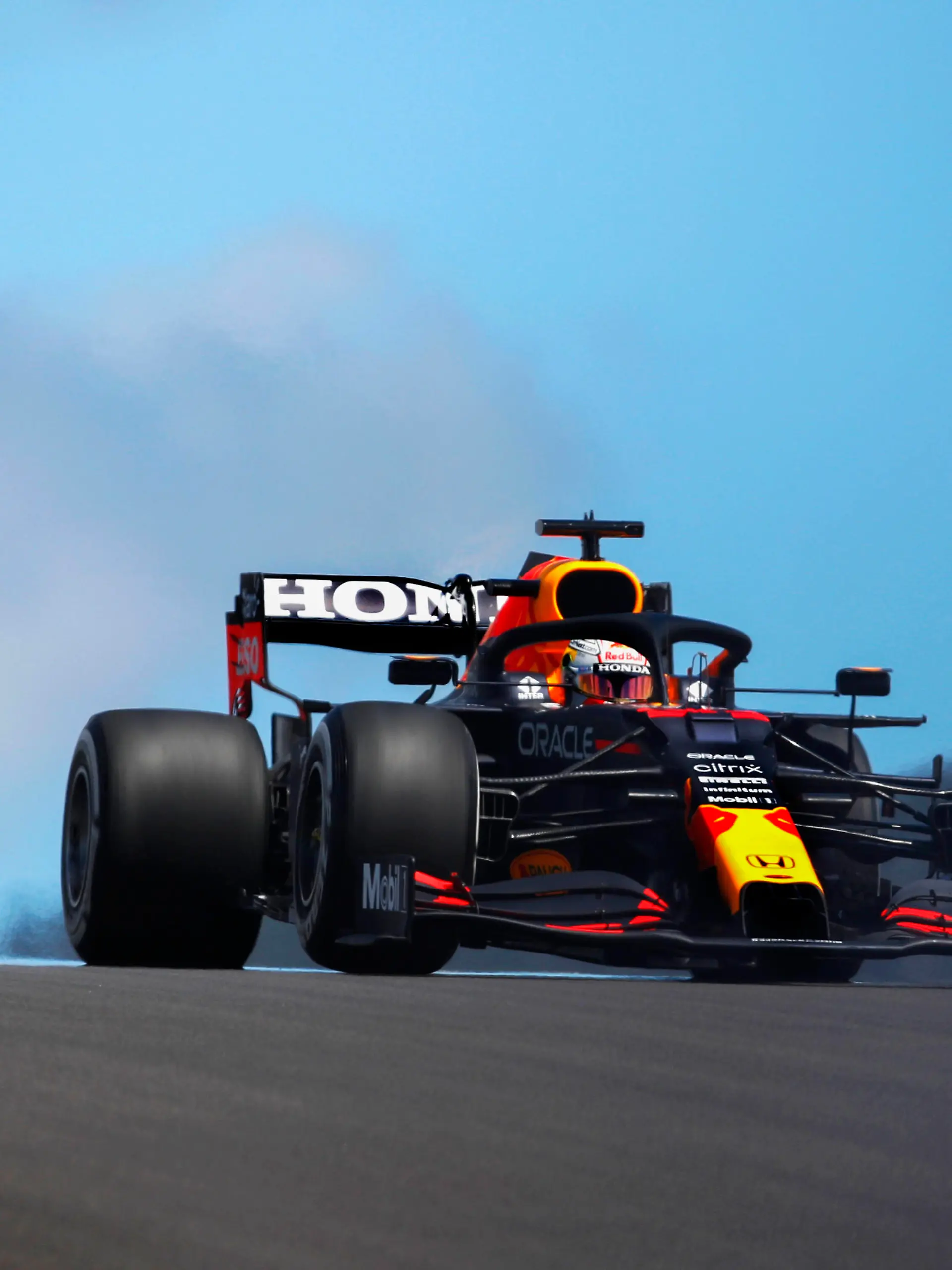 Formula 1 2021: Portuguese GP ALGARVE INTERNATIONAL CIRCUIT, PORTUGAL - APRIL 30: Max Verstappen, Red Bull Racing RB16B during the Portuguese GP at Algarve International Circuit on Friday April 30, 2021 in Portimao, Portugal. Photo by Zak Mauger / LAT Images Images PUBLICATIONxINxGERxSUIxAUTxHUNxONLY GP2103_105826_56I1689 