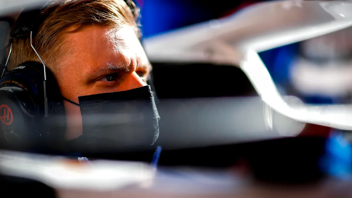  Formula 1 2021: Portuguese GP ALGARVE INTERNATIONAL CIRCUIT, PORTUGAL - APRIL 29: Mick Schumacher, Haas F1 during the Portuguese GP at Algarve International Circuit on Thursday April 29, 2021 in Portimao, Portugal. Photo by Andy Hone / LAT Images Images PUBLICATIONxINxGERxSUIxAUTxHUNxONLY GP2103_161923_ONZ1361