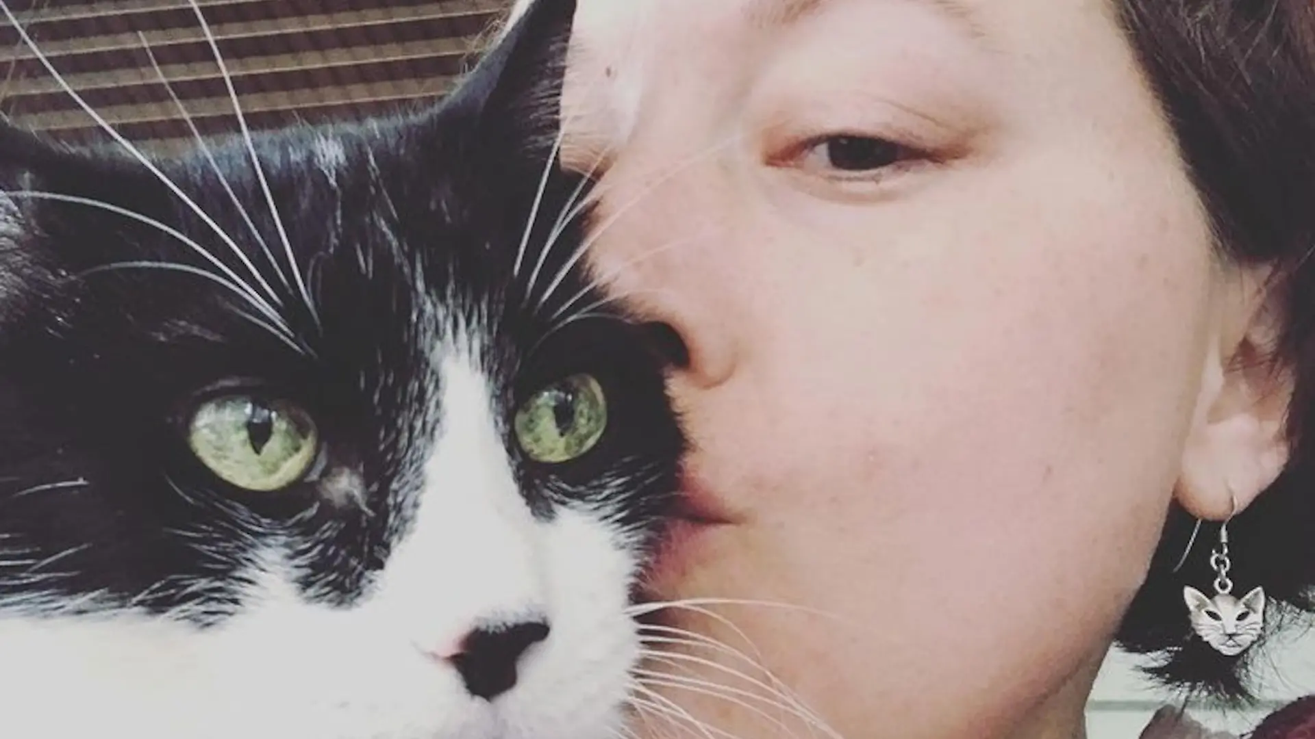 Kate und ihr Kater Oggy, Minnesota, USA