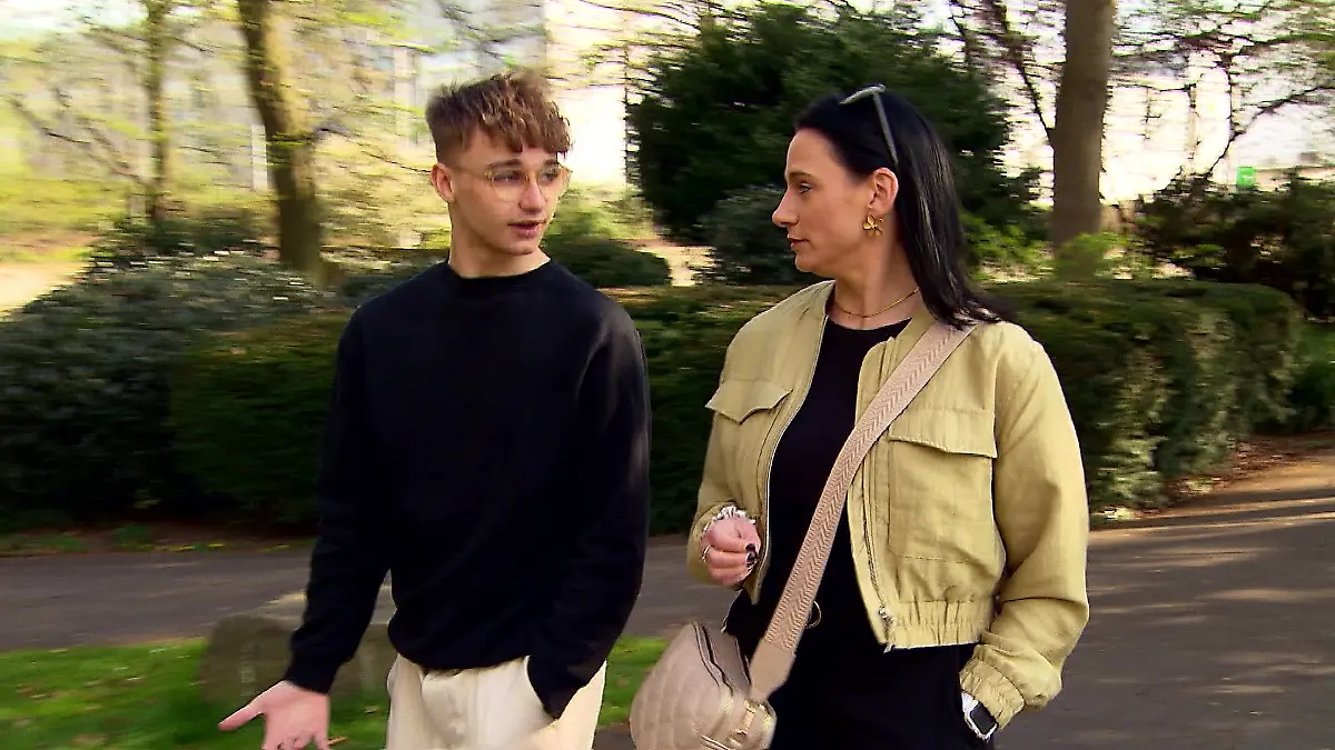 Jonathan Drefs und seine Mutter Sandra Rode