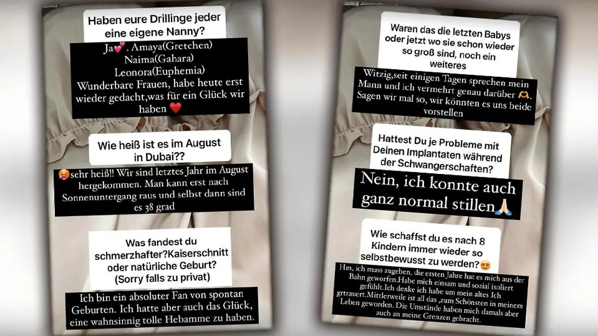 Anna-Maria beantwortet die Fragen ihrer Instagram-Community.
