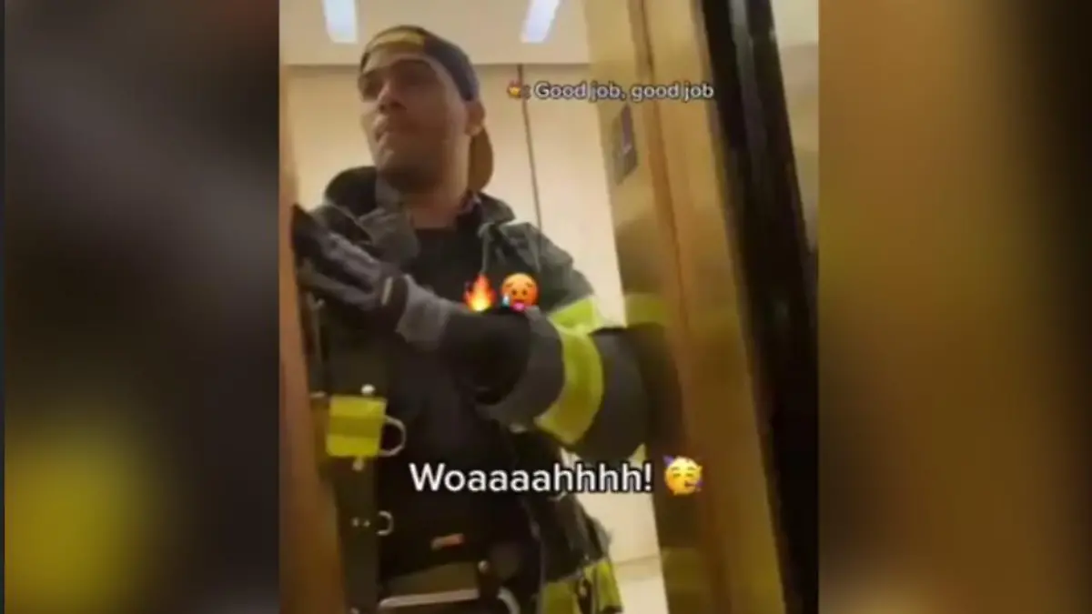 Ganz TikTok suchte diesen Mann: Dave Bliss, ein Feuerwehrmann aus New York