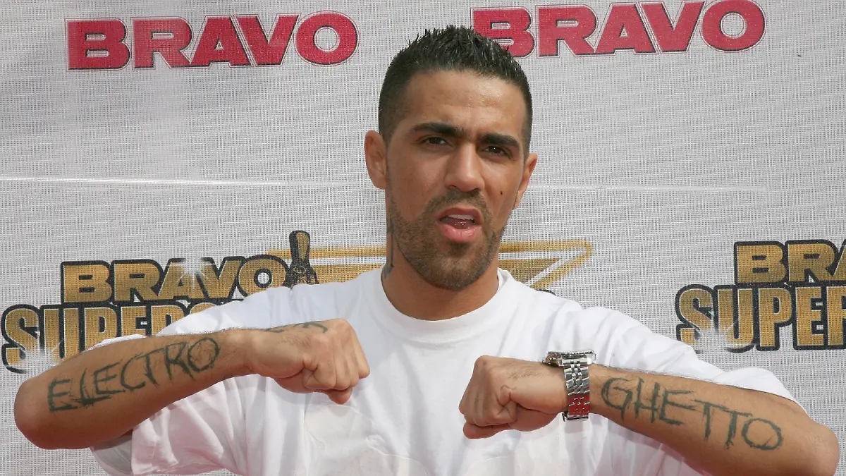Der deutsche Rapper Bushido kommt zur Bravo Supershow am Samstag (03.05.2008) in die Arena in Nürnberg. Die Jugendzeitschrift Bravo zeichnet hier Künstler mit dem Leserpreis Bravo Otto aus. Foto:Ursula Düren dpa/lby +++(c) dpa - Bildfunk+++