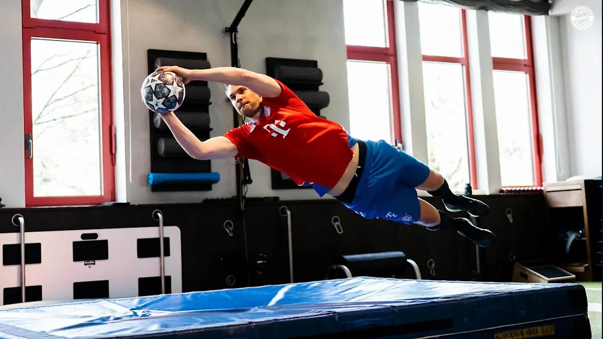 Manuel Neuer in der Reha