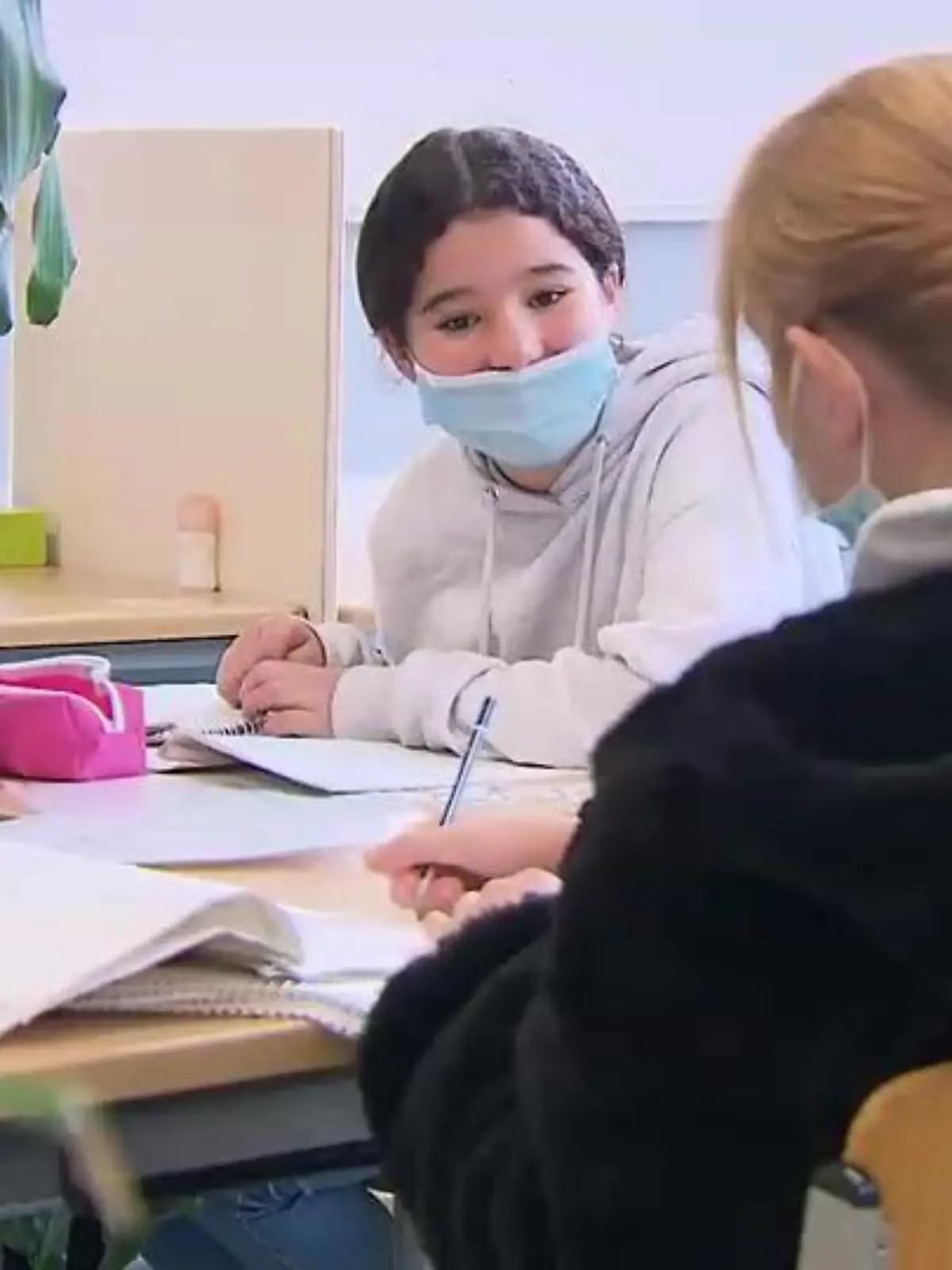 Schülerinnen der Jahrgangsstufe 5 an der Erich-Kästner-Gesamtschule in Darmstadt