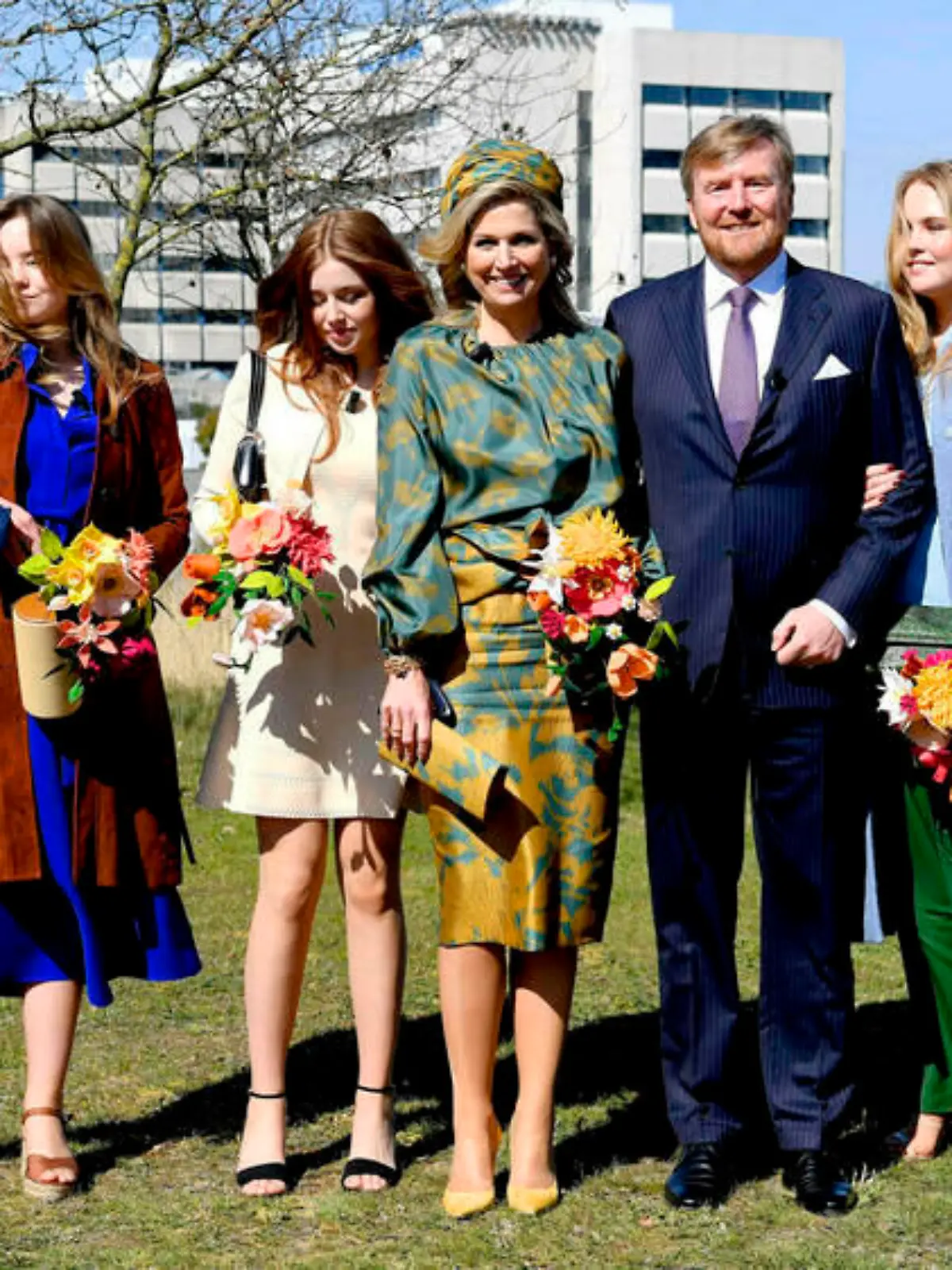 Niederländische Royals: Farbenfroher Auftritt in Eindhoven