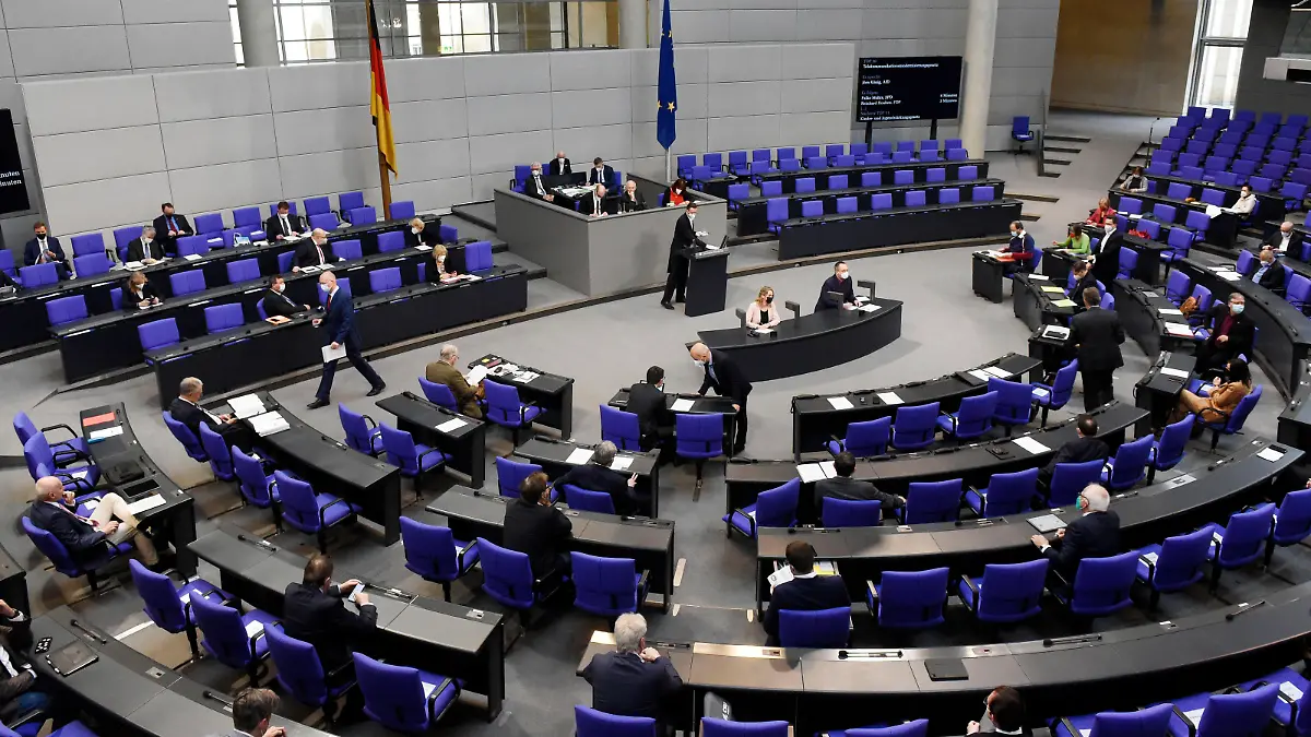  224. Sitzung des Deutschen Bundestages im Reichstagsgebäude. Berlin, 22.04.2021 *** 224 Session of the German Bundestag in the Reichstag building Berlin, 22 04 2021 Foto:xF.xKernx/xFuturexImage