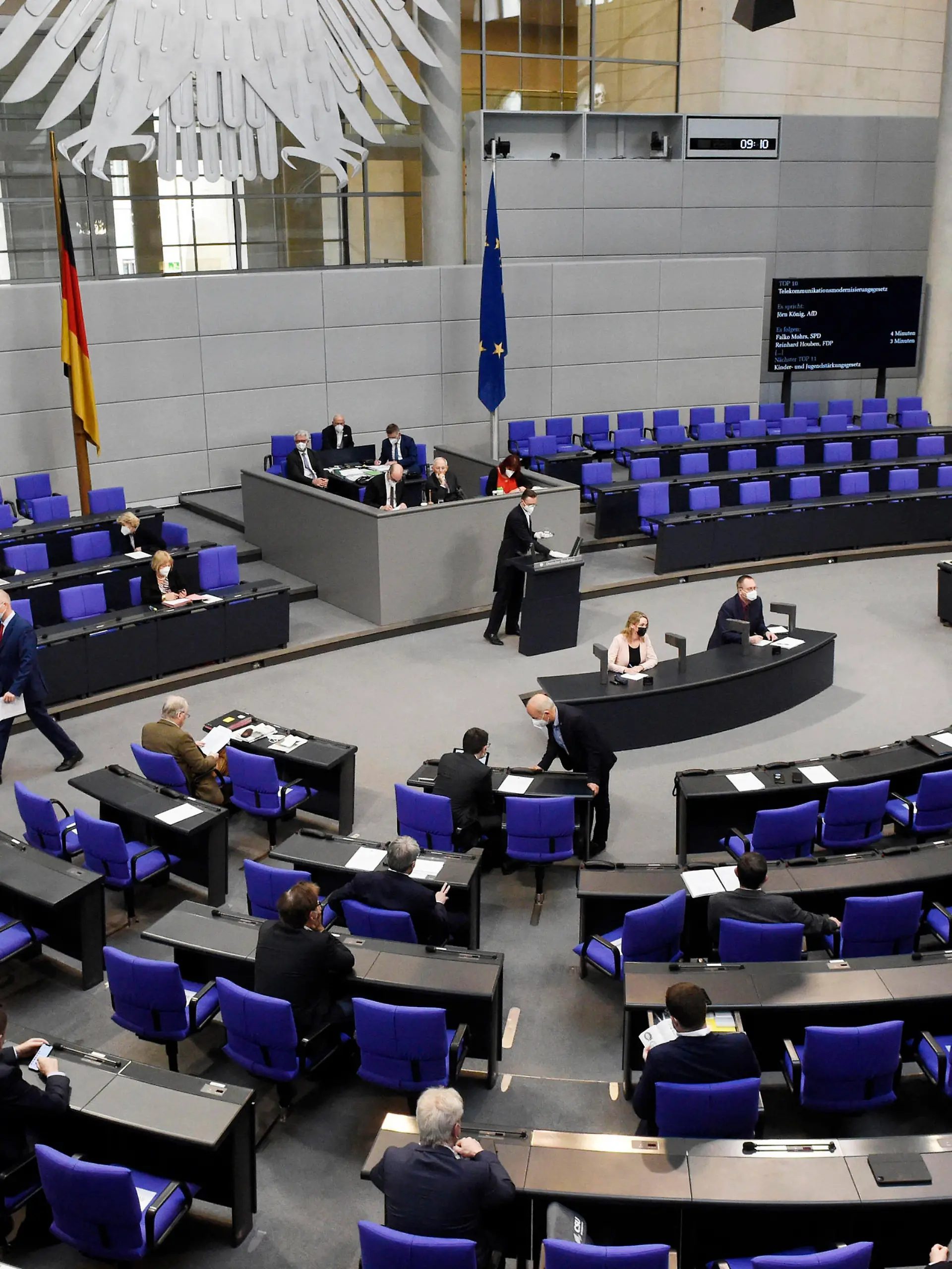  224. Sitzung des Deutschen Bundestages im Reichstagsgebäude. Berlin, 22.04.2021 *** 224 Session of the German Bundestag in the Reichstag building Berlin, 22 04 2021 Foto:xF.xKernx/xFuturexImage