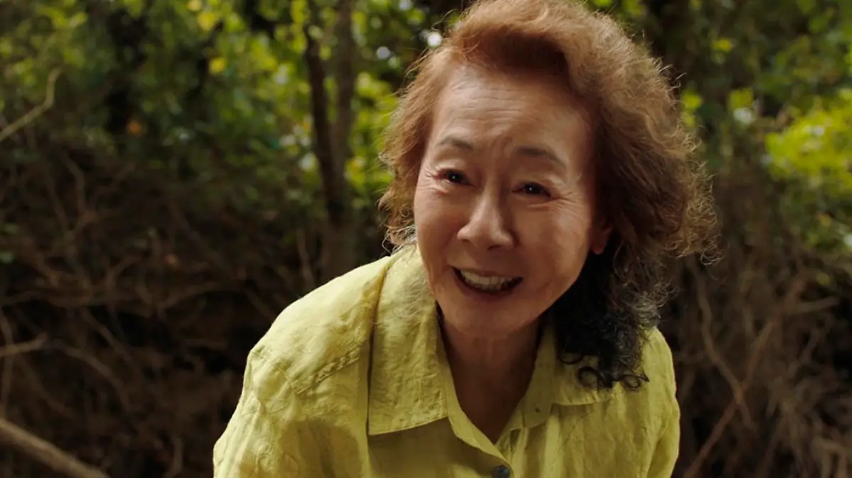 This image released by A24 shows Yuh-jung Youn in a scene from "Minari." (A24 via AP)