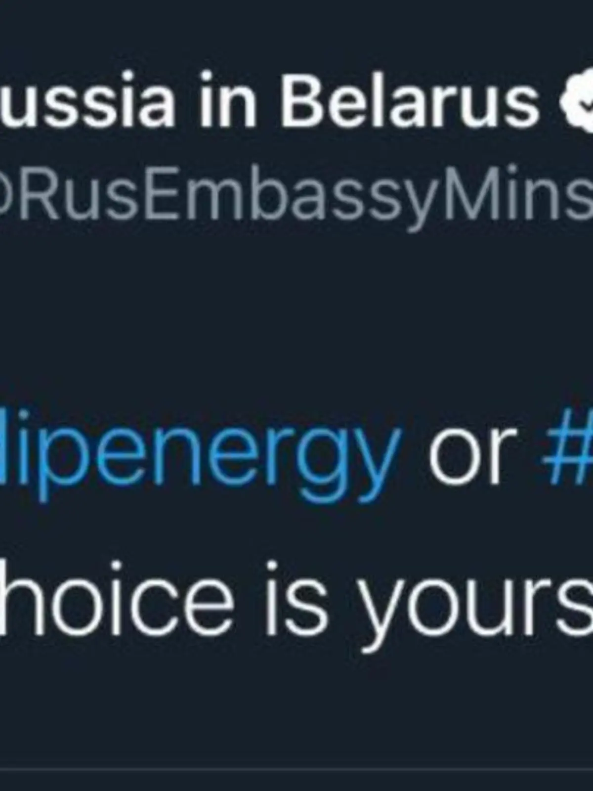 Ungewollter Twitter-Trend. Russische Botschaft blamiert sich mit #smalldickenergy.