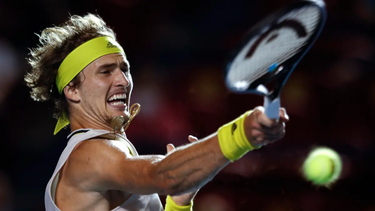ARCHIV - 19.03.2021, Mexiko, Acapulco: Tennis: ATP-Tour, Einzel, Herren, Halbfinale. Koepfer (Donaueschingen) - Zverev (Hamburg). Alexander Zverev in Aktion. (zu dpa «Nach Absage für Marbella: Zverev plant für ATP-Turnier in Monaco») Foto: Rebecca Blackwell/AP/dpa +++ dpa-Bildfunk +++