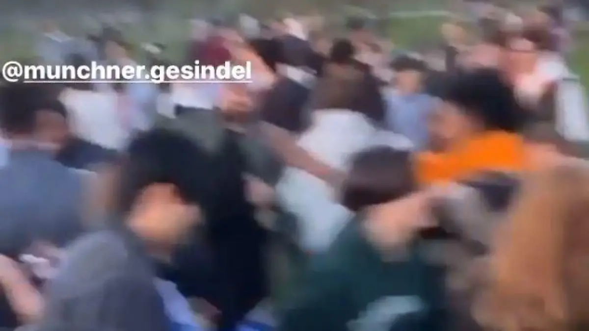 Party im Englischen Garten in München