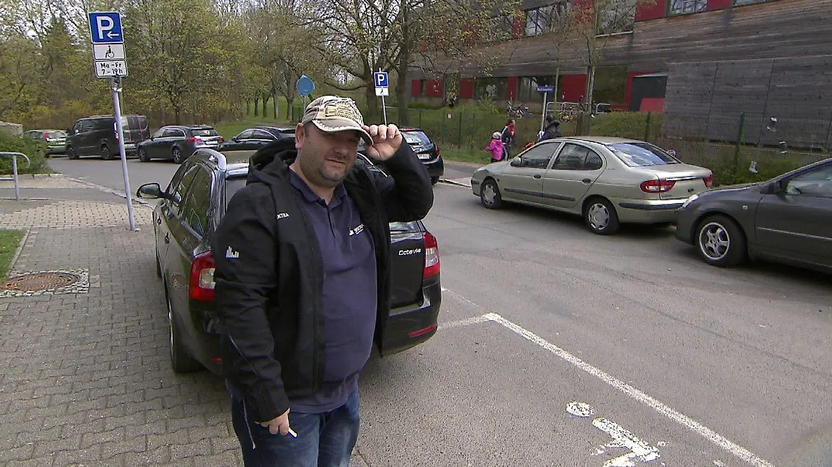 Dresden Kita Behindertenparkplatz