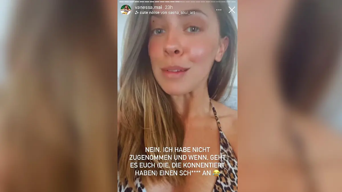 Klare Ansage, die keiner weiteren Erklärung bedarf (Bildquelle: Instagram.com/vanessa.mai).