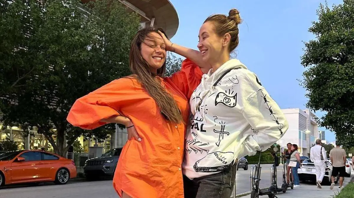Lilly Becker und Alessandra Meyer-Wölden machen sie gemeinsam eine gute Zeit in Miami.