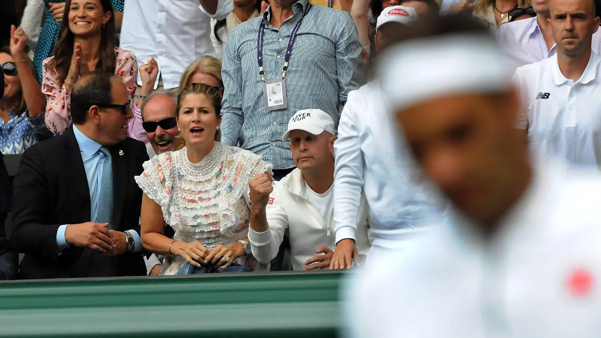 Mirka und Roger Federer