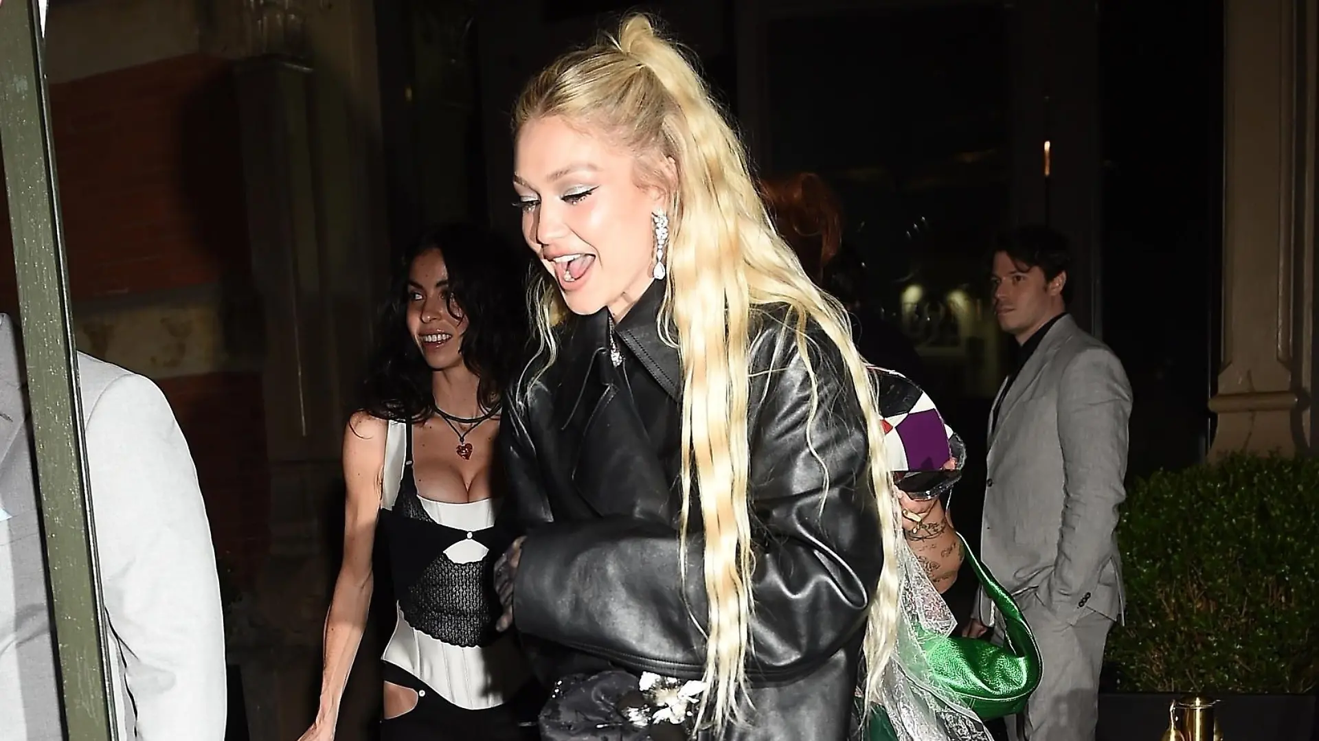 New York, NY - Model Gigi Hadid arrives at the Met Gala after party at Zero Bond in New York City.
Pictured: Gigi Hadid
BACKGRID USA 2 MAY 2023