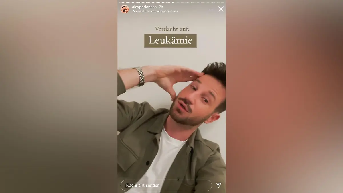 Ex-"Prince Charming"-Star Alex Schäfer befürchtete an Leukämie erkrankt zu sein.