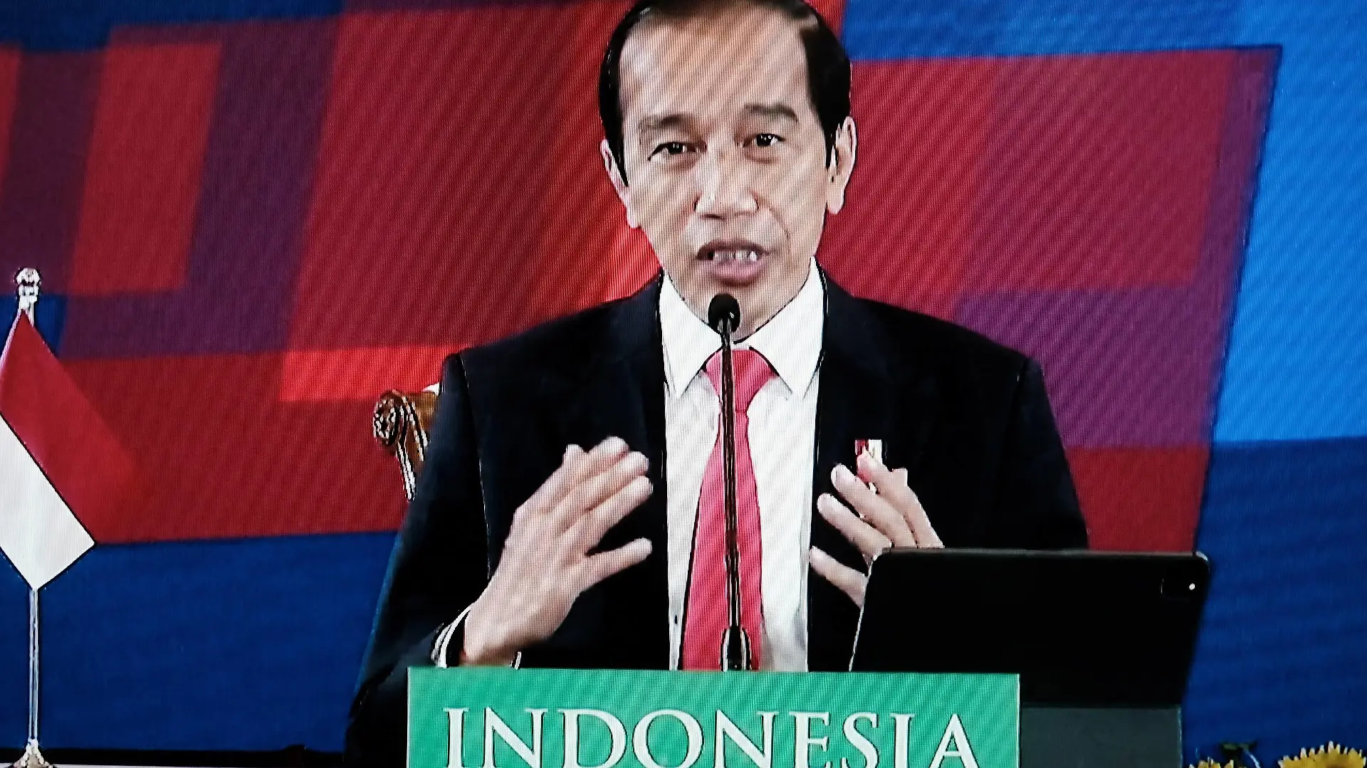 12.04.2021 xkx Livestream Hannover Messe 2021 - Digital Edition. 12. - 16. April Leitthema Industrial Transformation Eröffnung digital durch den Präsidenten des Partnerlandes Indonesien H.E. Joko Widodo *** 12 04 2021 xkx Livestream Hannover Messe 2021 Digital Edition 12 16 April Leading theme Industrial Transformation Opening digital by the President of the partner country Indonesia H E Joko Widodo CE