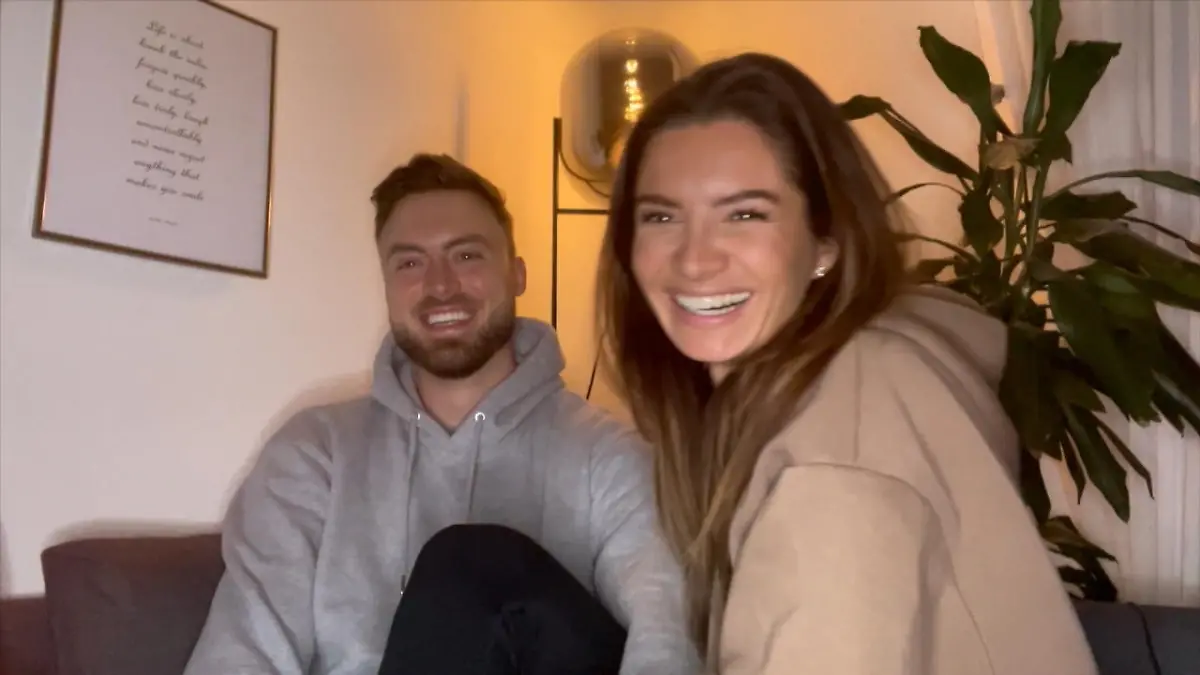 Liebesbotschaft von Niko und Michèle