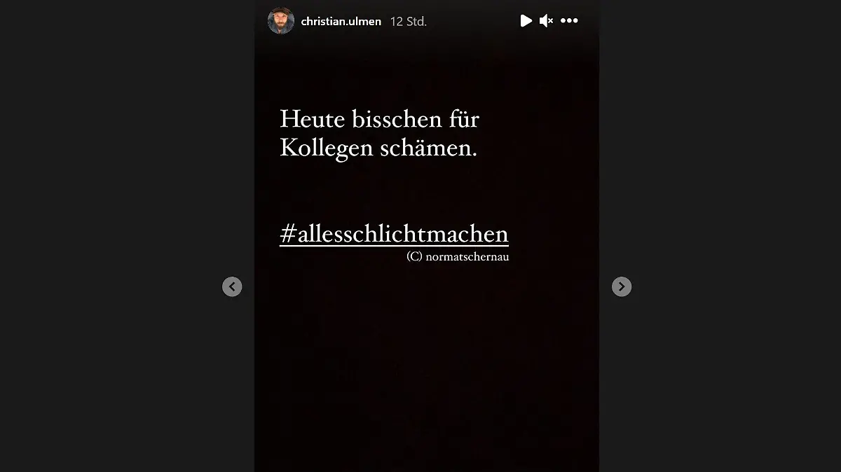 Christian Ulmen meldet sich zur Aktion #allesdichtmachen zu Wort.