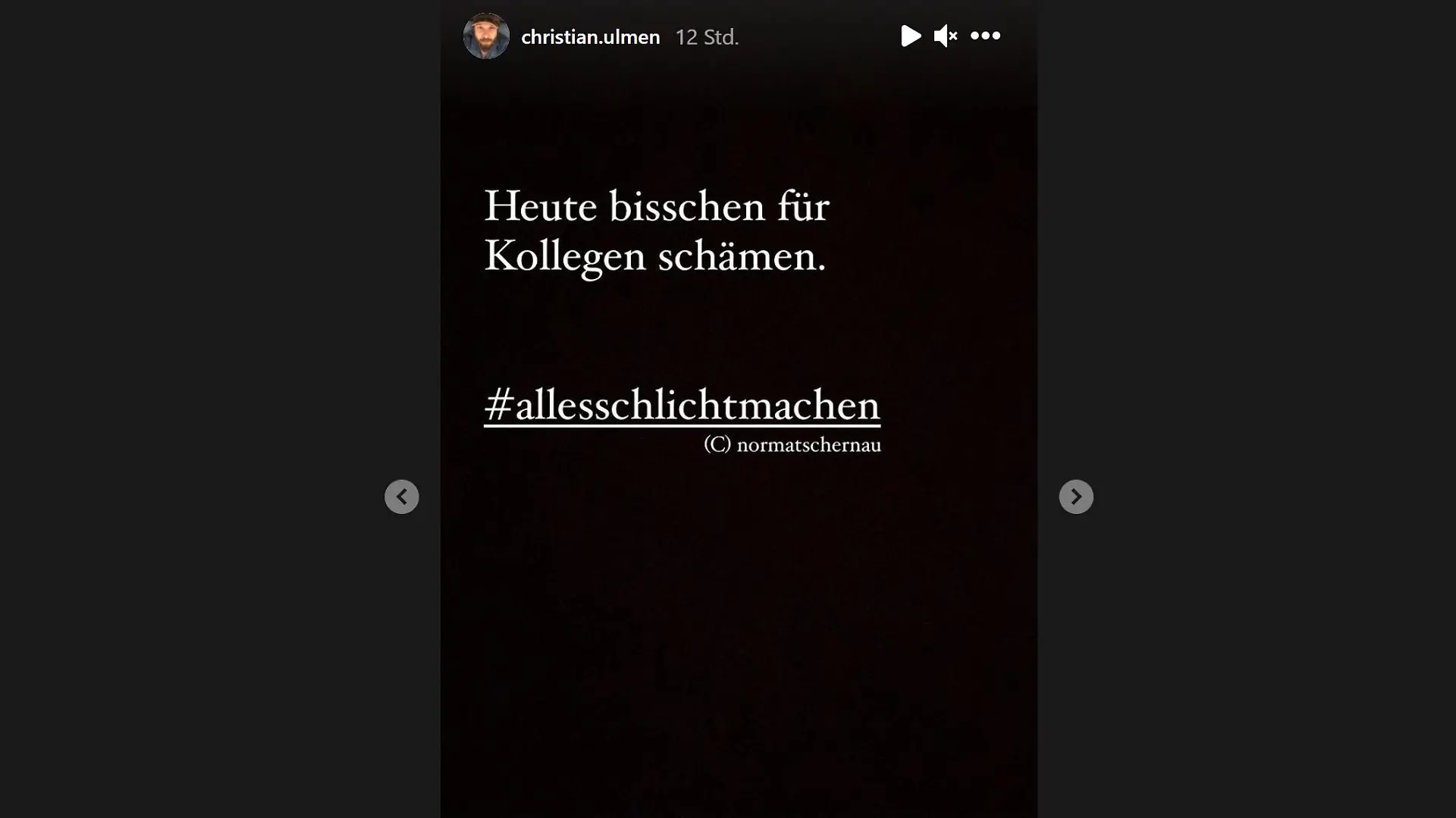 Christian Ulmen meldet sich zur Aktion #allesdichtmachen zu Wort.