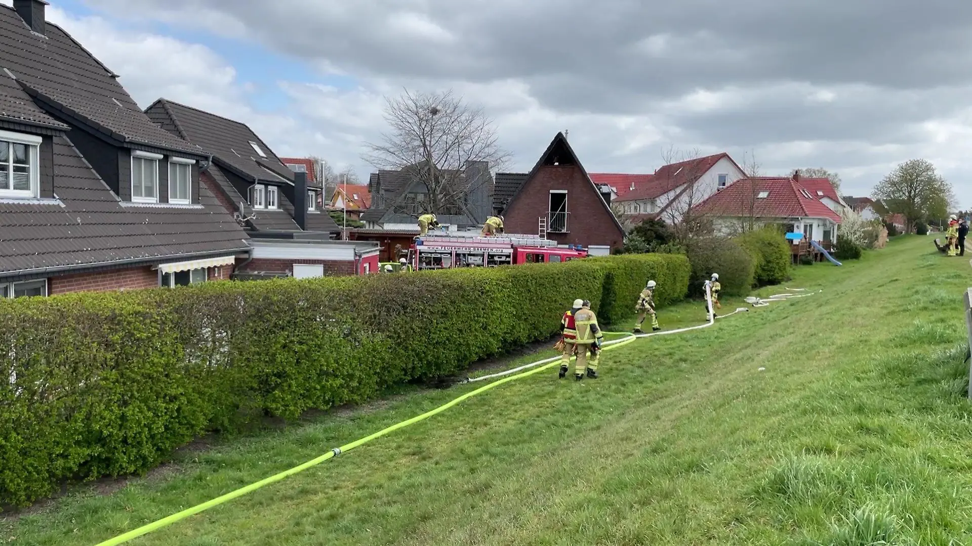 Feuer in Bremen