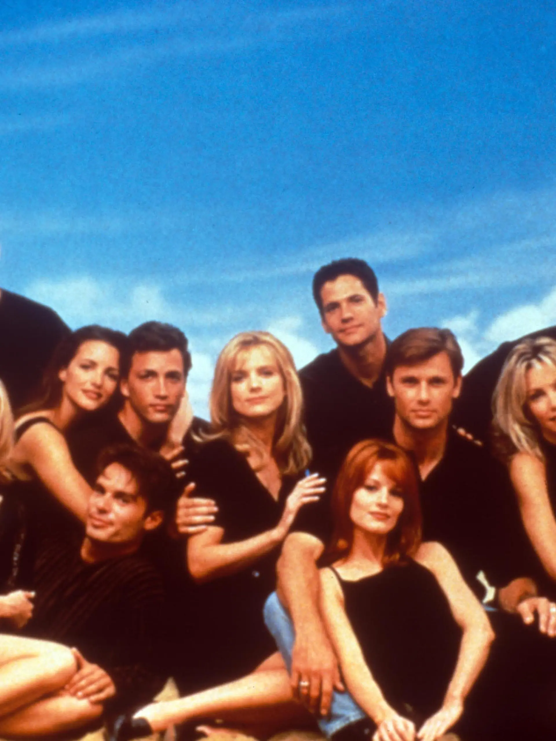 The Cast of Melrose Place  including Marcia Cross (far right) on of the Stars of Desperate Housewives as Kimberly Shaw.
Date: 30.05.1996